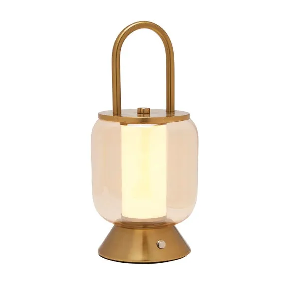 Hestia Lantern Rechargeable Colour Changing LED Touch Table Lamp 6