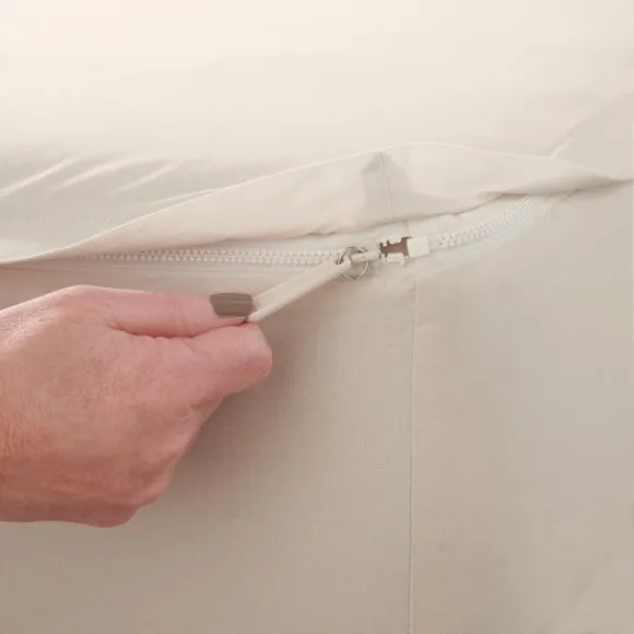 Pure Cotton Easy Zip Fitted Sheet 1