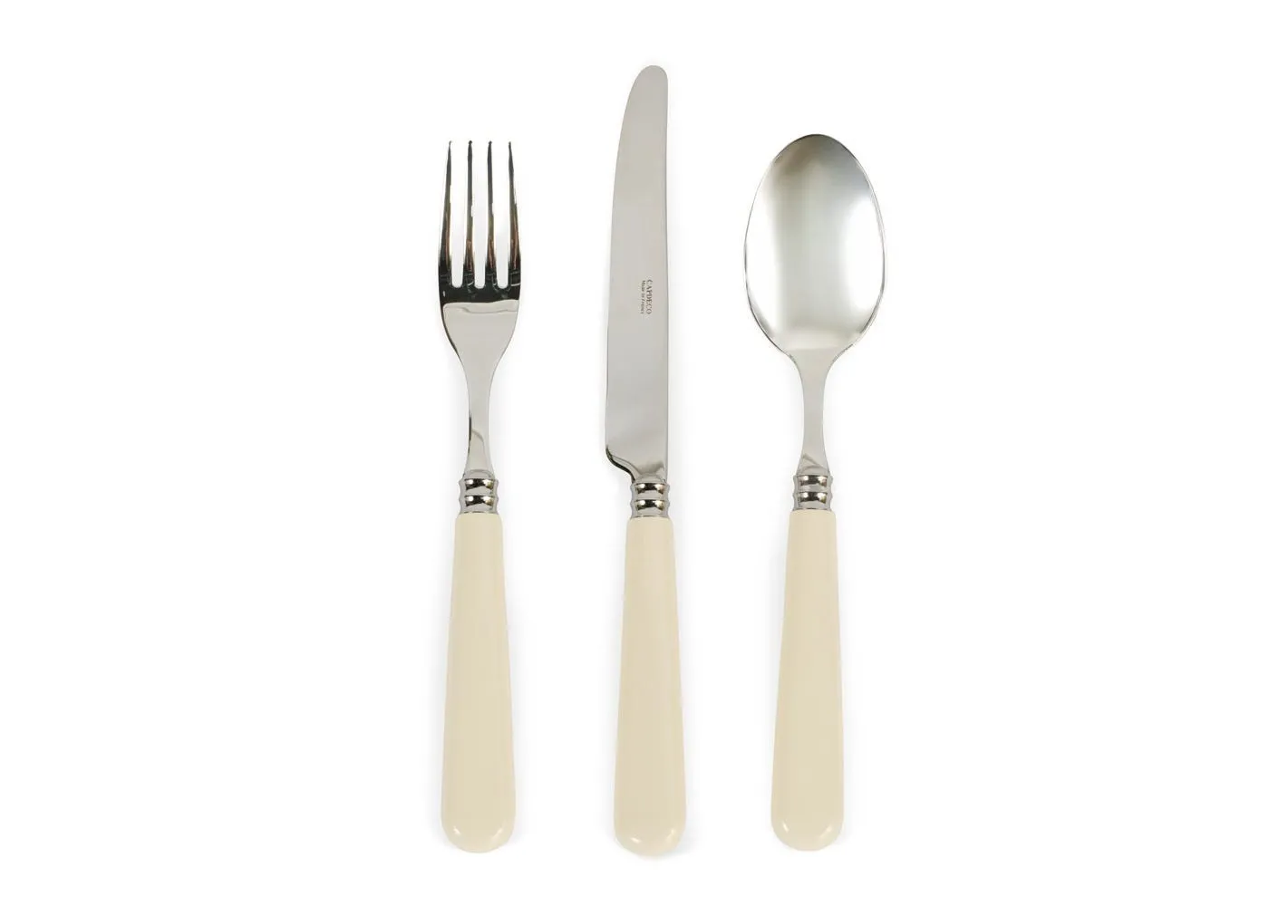 CAPDECO Bistro Cutlery 12 Piece Set Cream