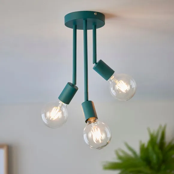 Koppla 3 Light Semi Flush Ceiling Light 1