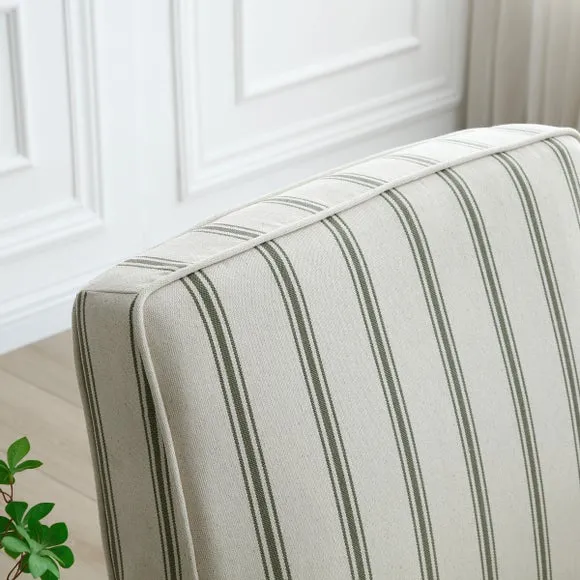 Esme Woven Folkstone Stripe Occasional Chair 3