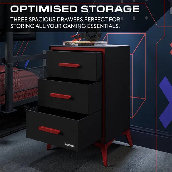 X Rocker Arcane 3 Drawer Chest 3