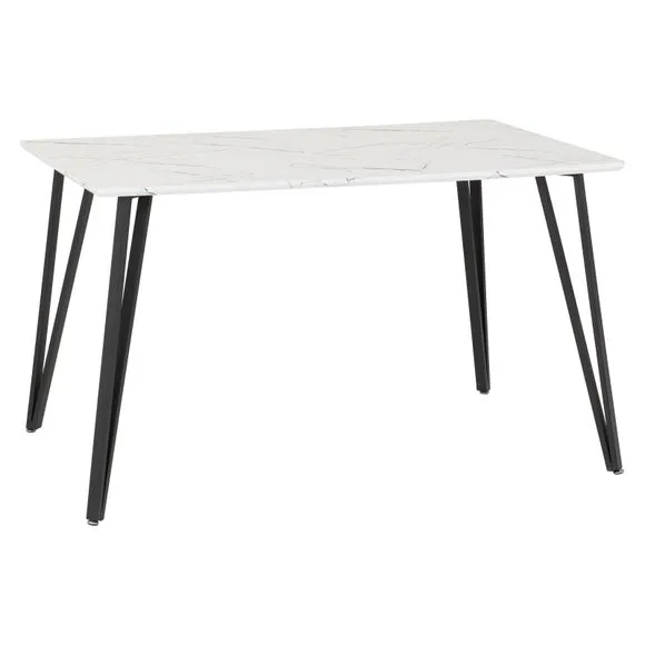 Marlow Marble Effect Dining Table