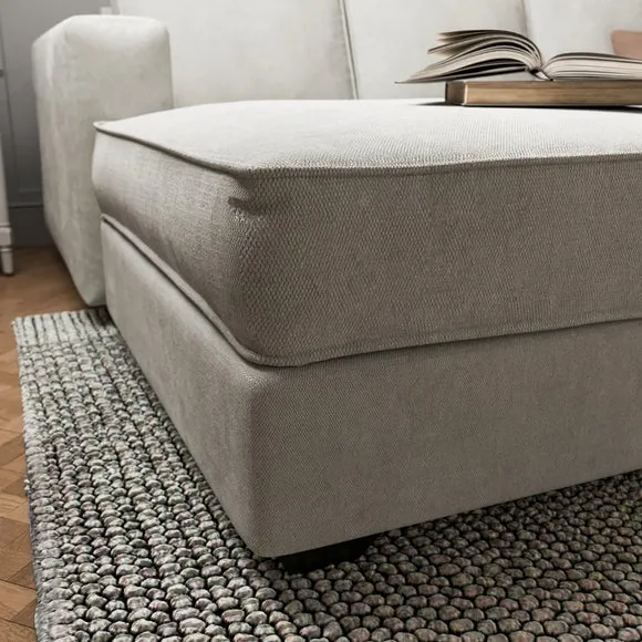 Claude Tonal Chenille Corner Chaise Sofa 5