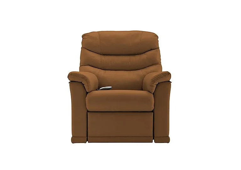 Malvern Small Rise and Recline Leather Armchair - Cambridge Tan