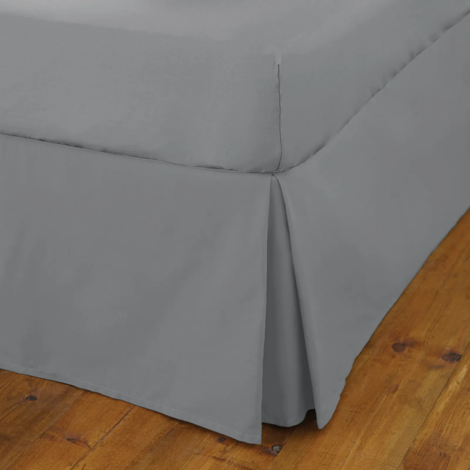 Fogarty Cooling Cotton Fitted Valance Sheet Dark Grey