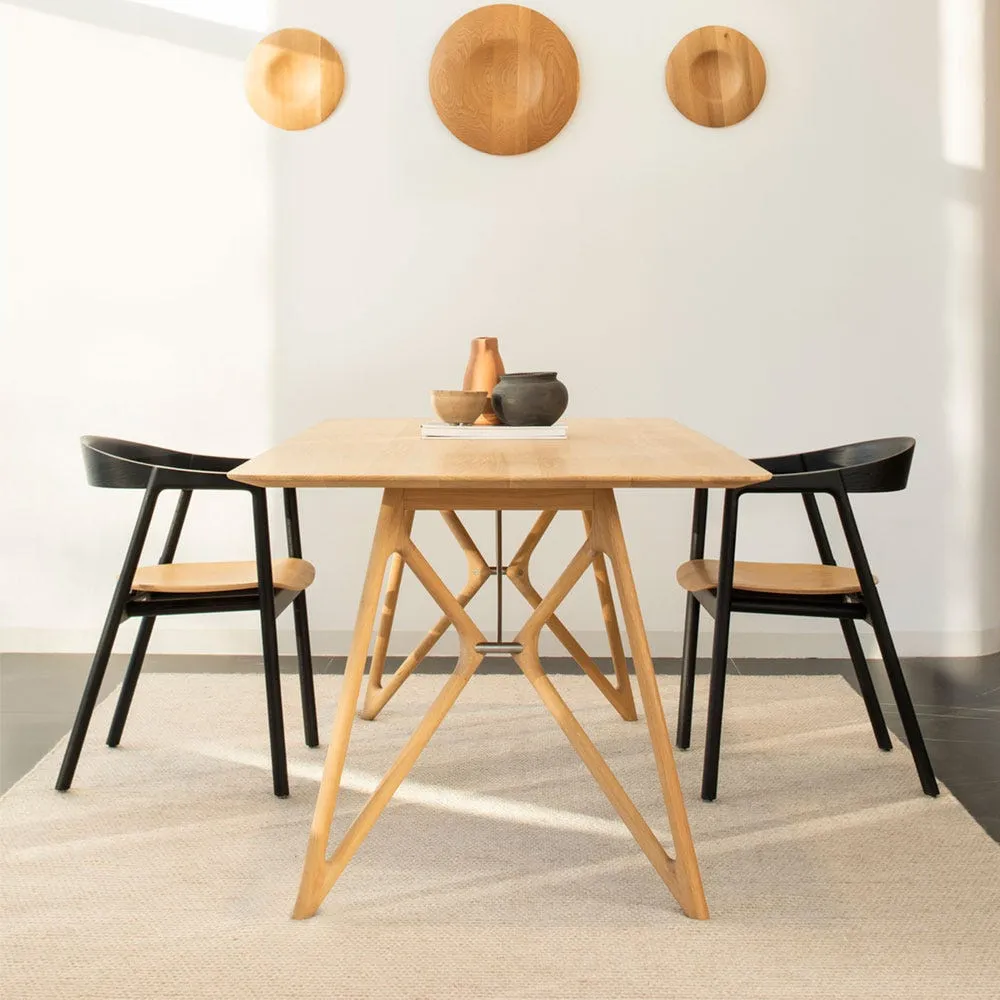 Gazzda Tink Dining Table Blue/White Oiled Oak 160cm 4