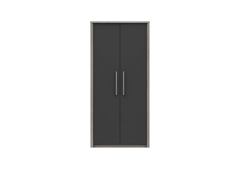 Euston 2 Door Wardrobe - Grey