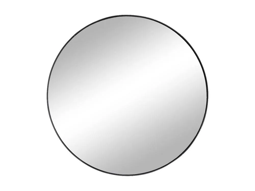 Vente-unique Round Metal Wall Mirror - D80 Cm - Black - JAFFREL 2