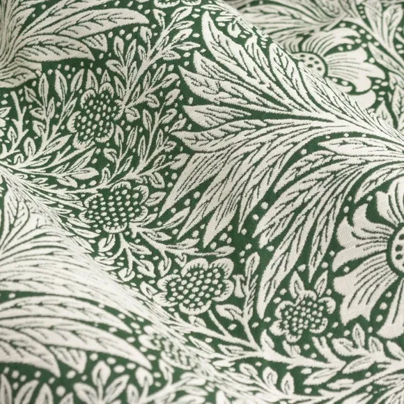Morris & Co. Marigold Jacquard Pencil Pleat Curtains 3