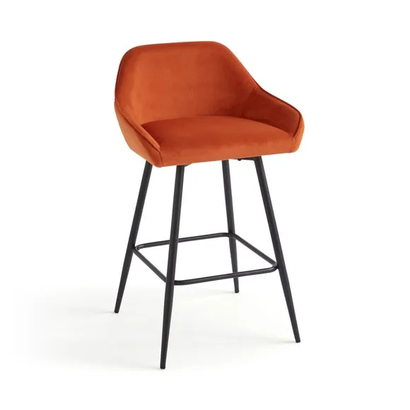 Radleigh Bar Stool, Velvet 6
