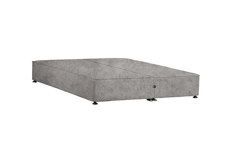 Shallow Divan Base - Super King - Daytona Silver