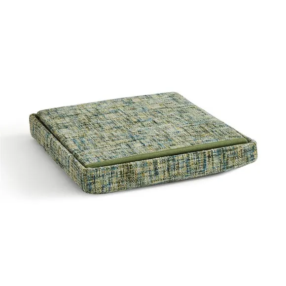 Multi Chenille Cube Ottoman 4