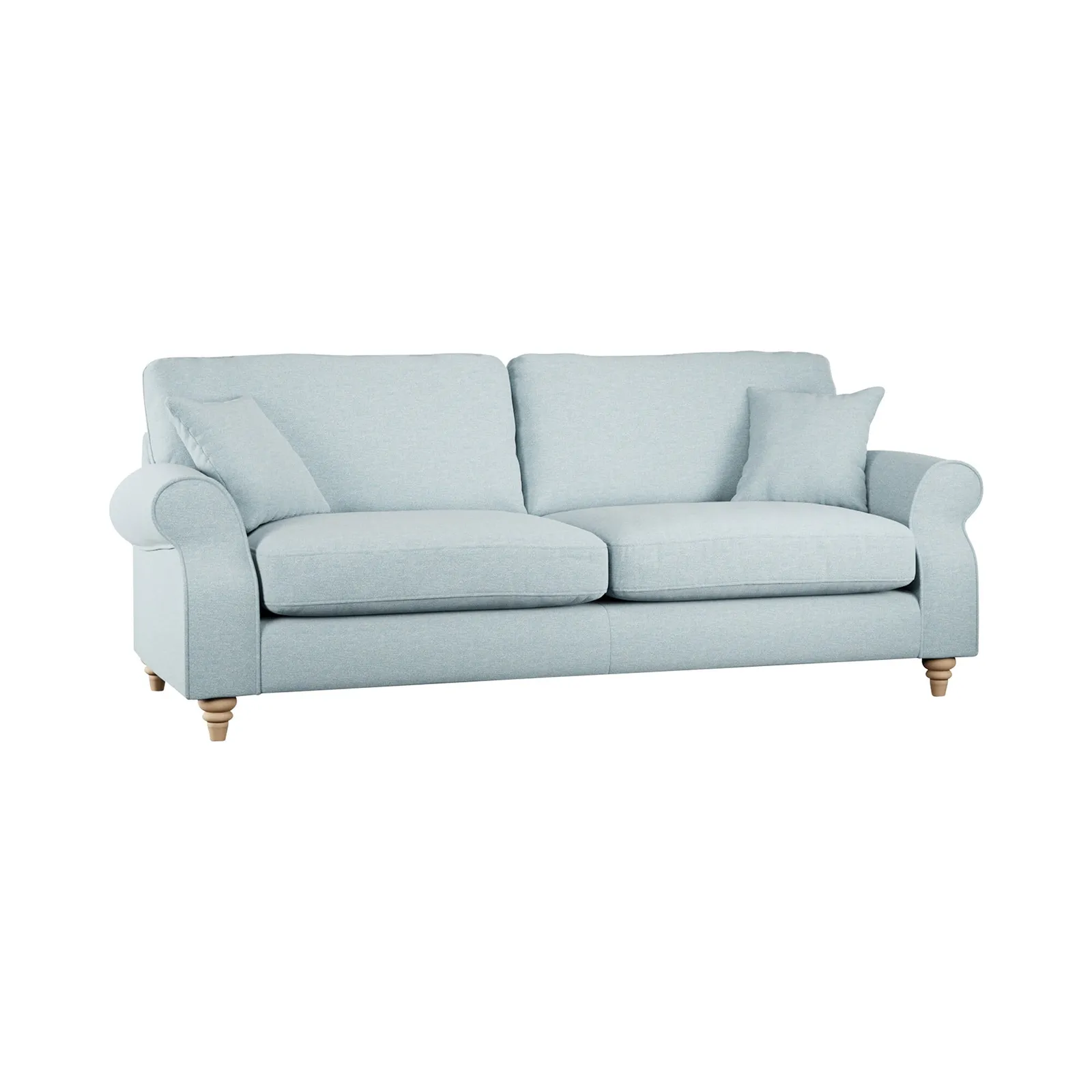 Hattie 4 Seater Sofa, Blue Fabric | Barker & Stonehouse 2