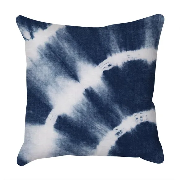 Shabori Corner Tie Dye Square Cushion Cover 3