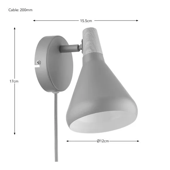 Wolston Plug In Wall Light 6