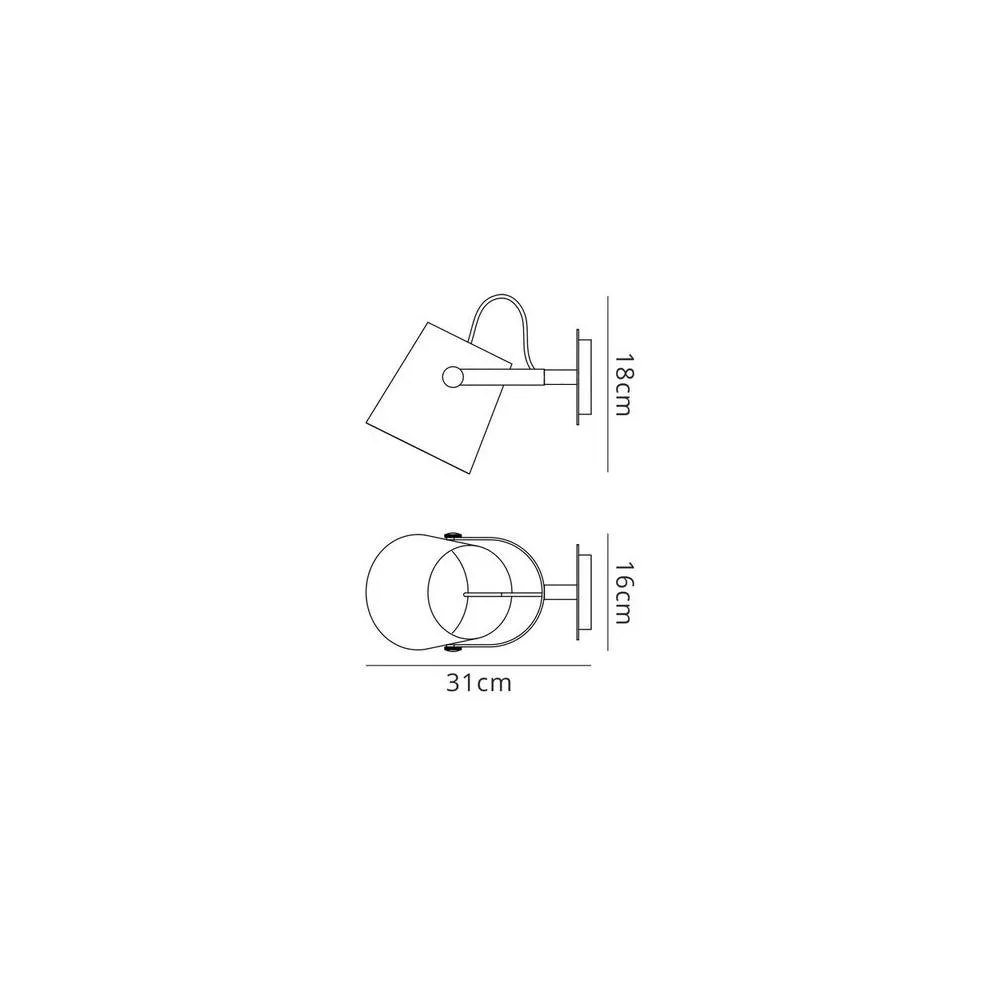 Netlighting Nordica Dome Wall Lamp Black Shade E27 Matt Black Beech Black Shade 2
