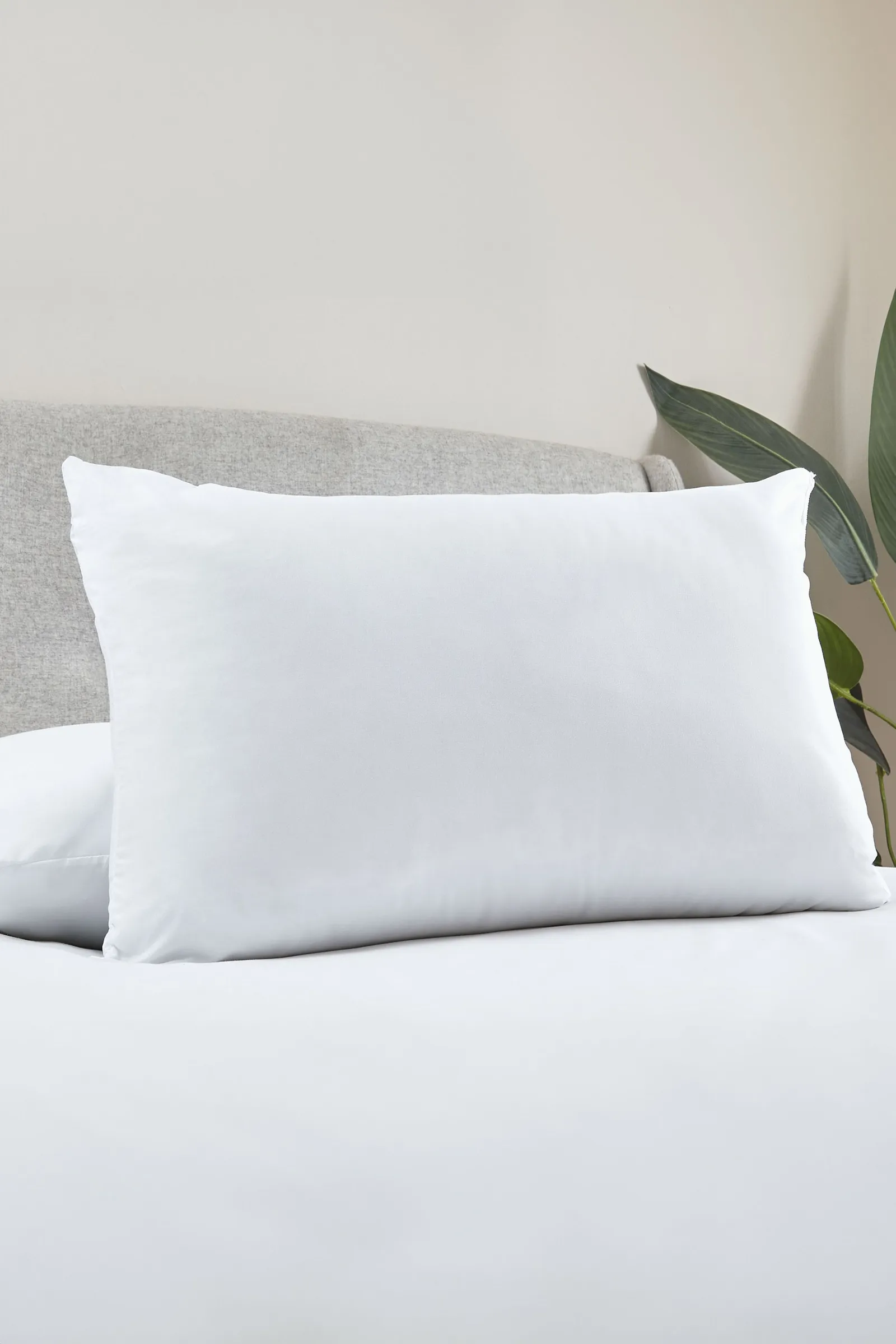 Catherine Lansfield 'Touch Of Down' Hollowfibre Fill Pillow Pairs in White 2