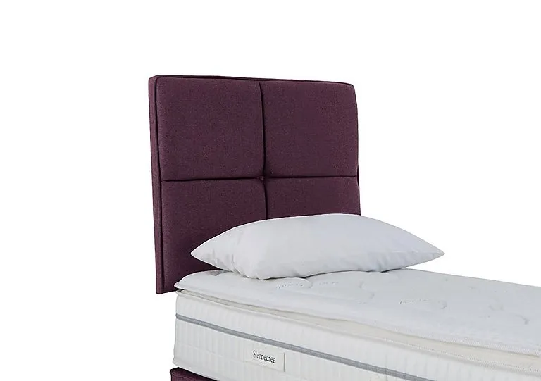 Dalmore Strutted Headboard - Single - Weave Heather