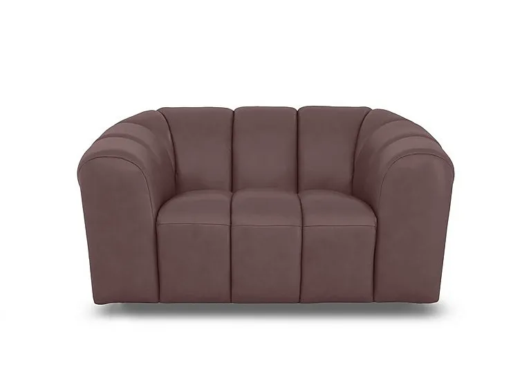 Rhianna Leather Cuddler Chair