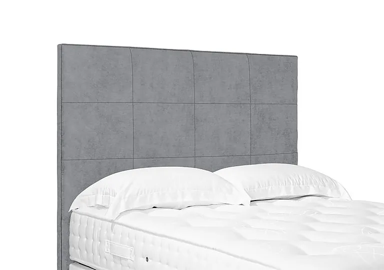 Artisan Collection Elwood High Floor Standing Headboard - Single - Aston Silver