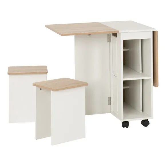Seymore 4 Seater Stowaway Dining Set 3