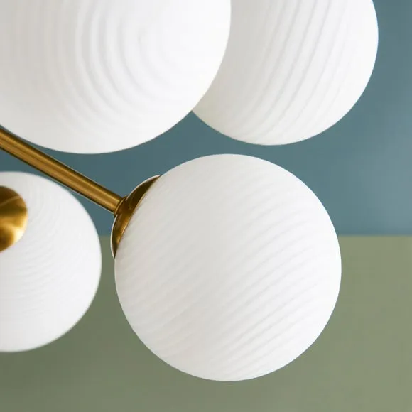 Swirl 10 Light Ceiling Light 2