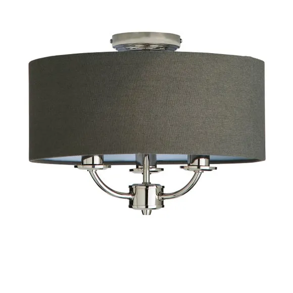 Preston 3 Light Flush Ceiling Light 5
