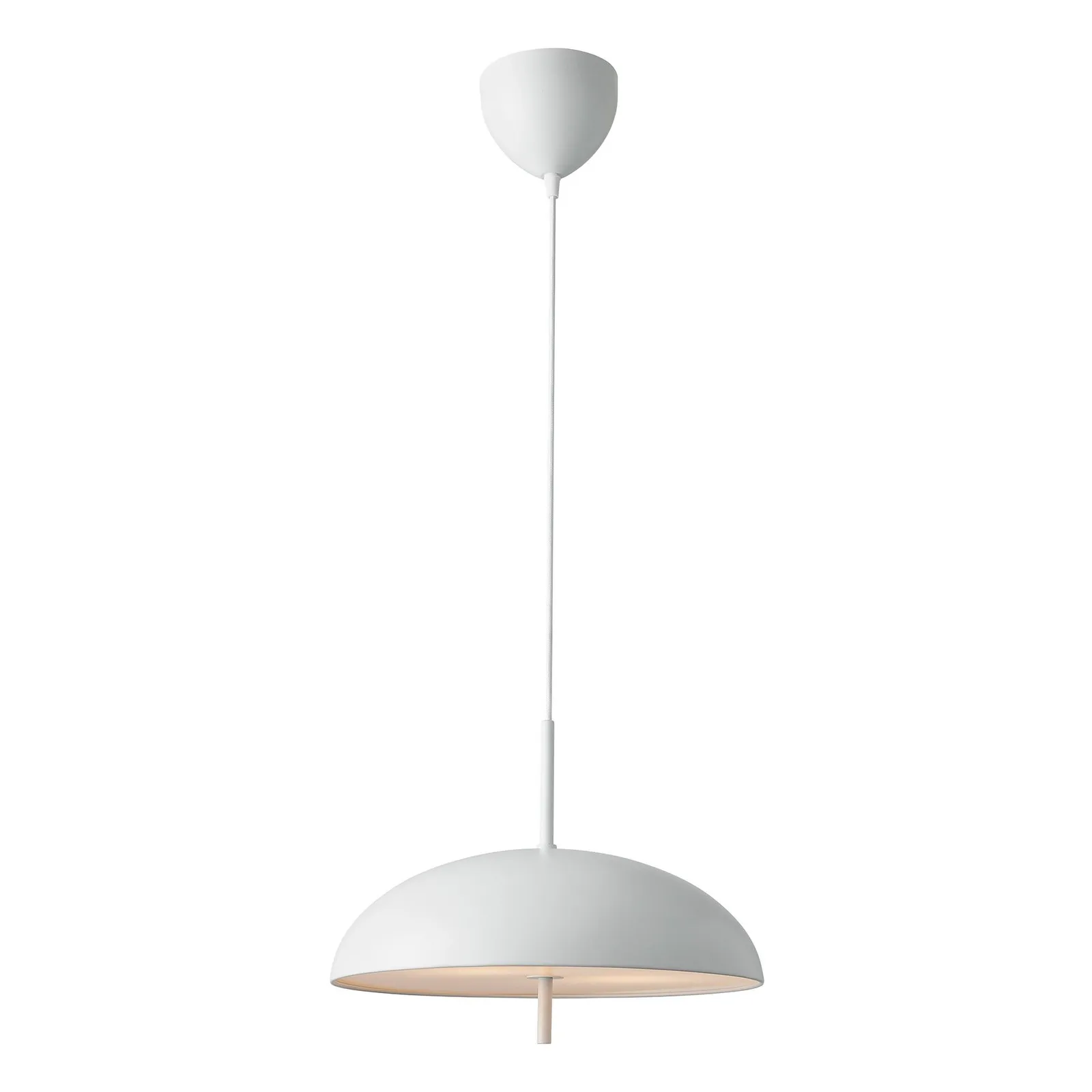 Nordlux Premium Indoor Pendant Light White Metal E27 Diffused - Mains Powered, IP20
