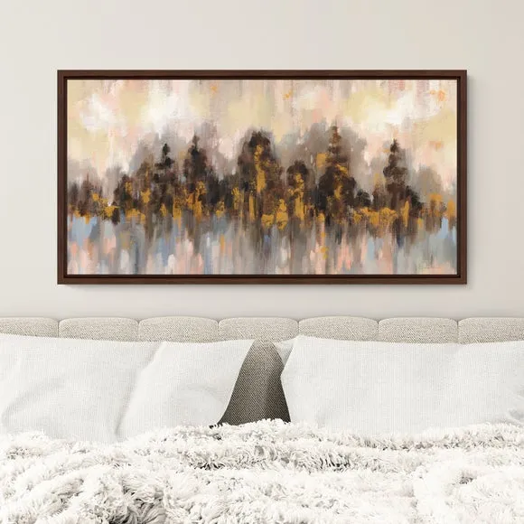 Artko Blushing Forest by Silvia Vassileva Framed Print