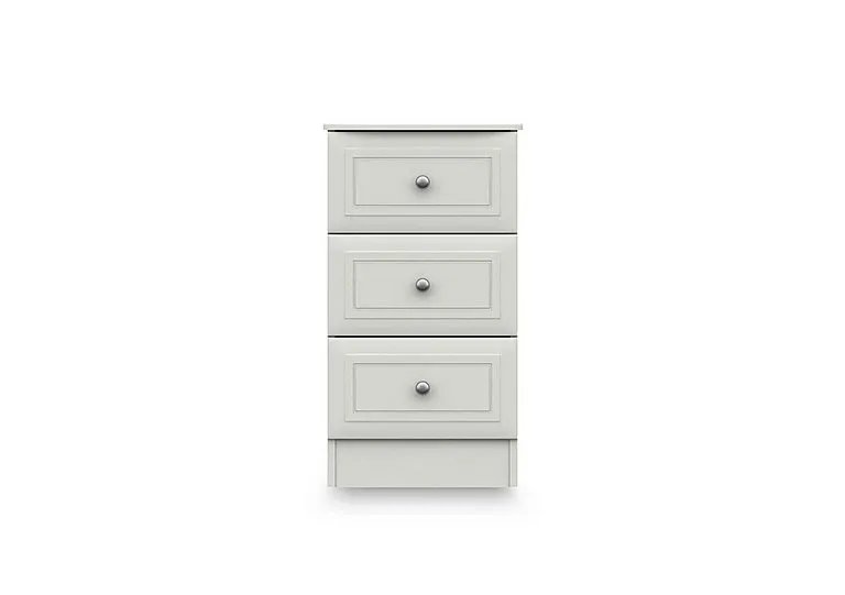 Marylebone 3 Drawer Bedside Cabinet - White