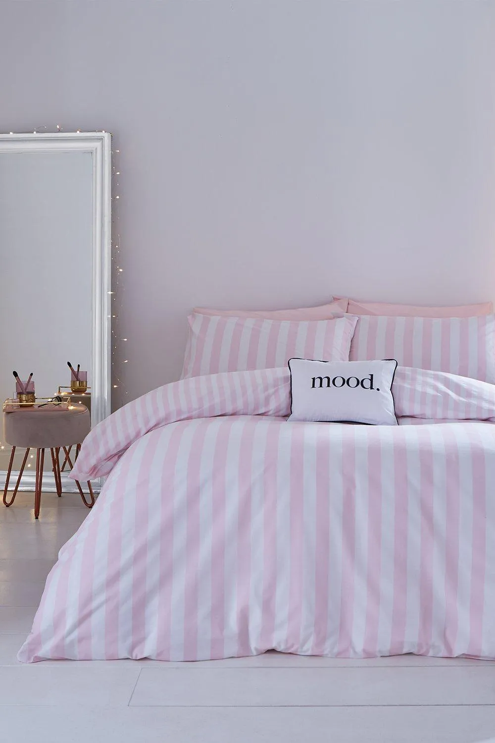 Stripe Tease King Duvet Set
