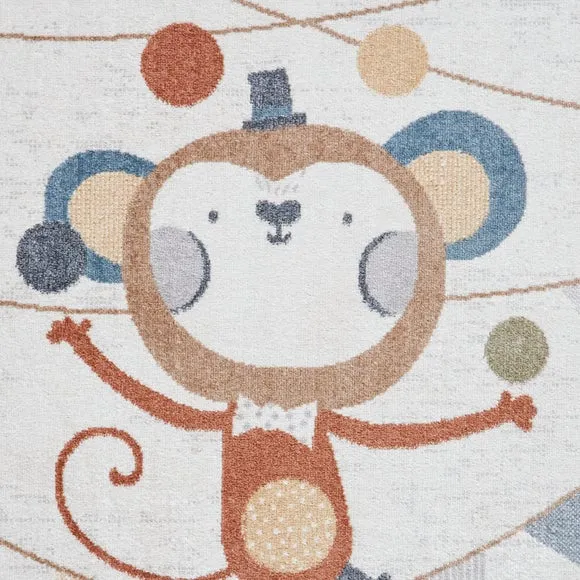 Vida Monkey Washable Rug 2