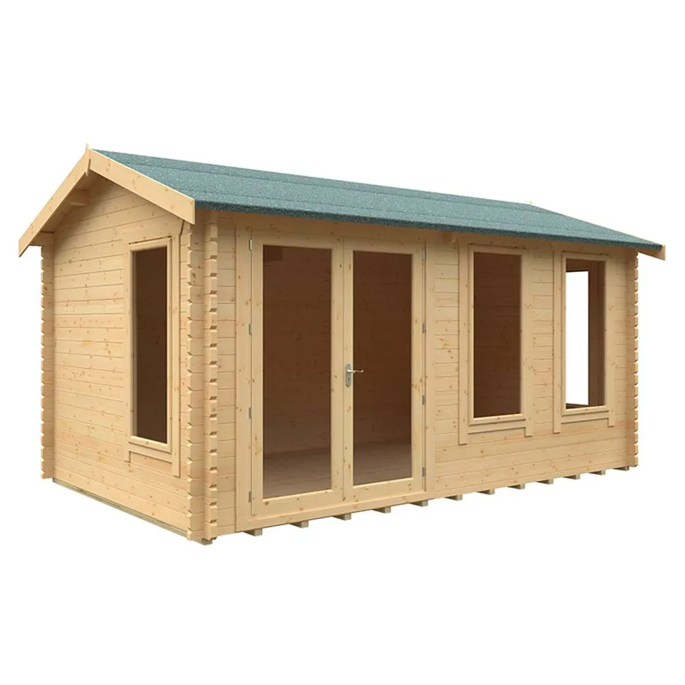 Buttercup Farm 16x10 The Sherborne 44mm Cabin - L475 x W295 x H272.6 cm in Natural