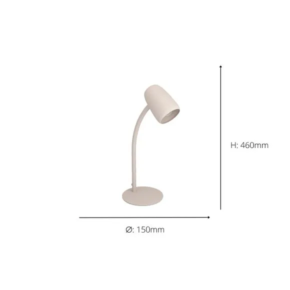 EGLO Carlo Modern Flexible Desk Lamp 4