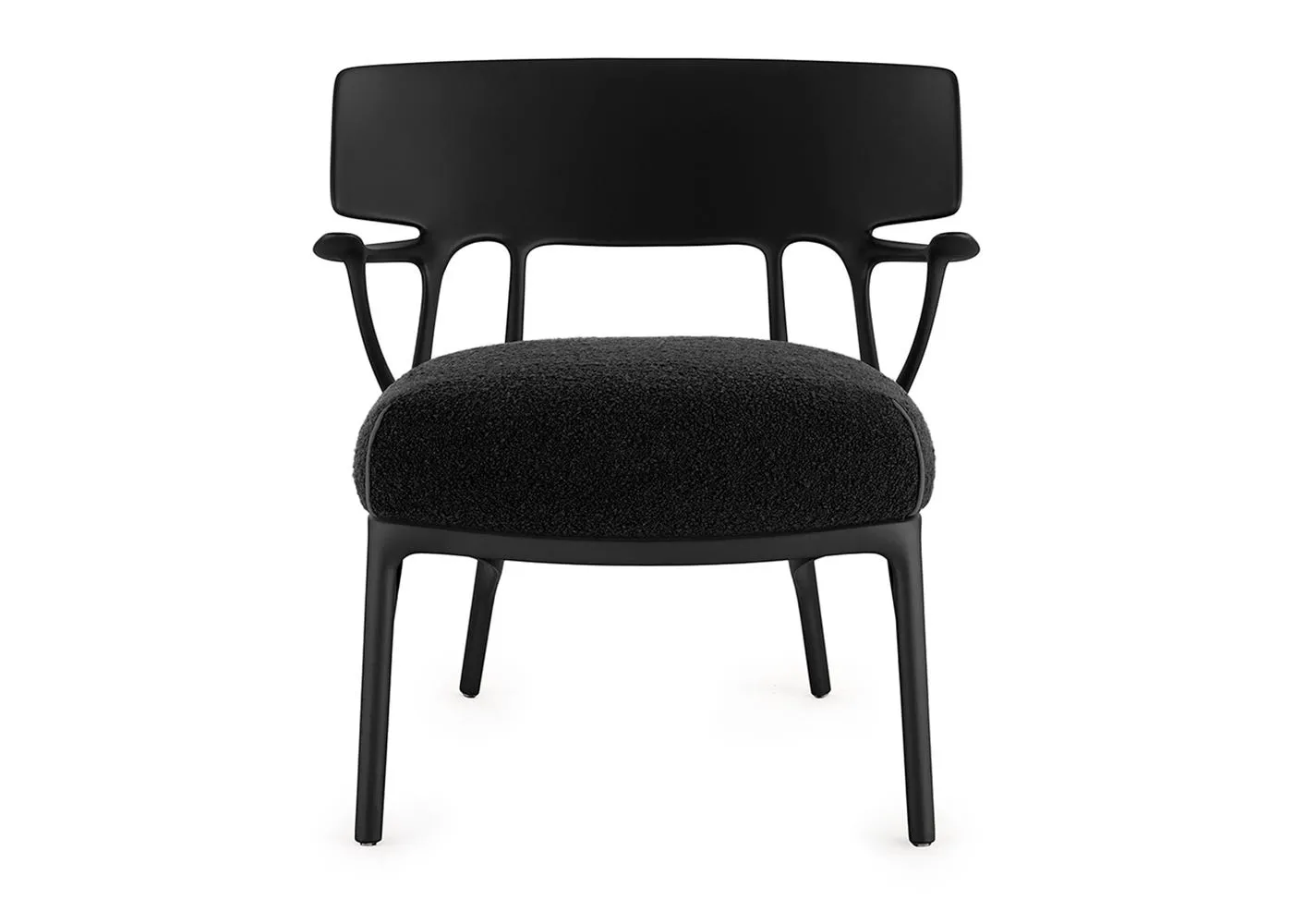 Kartell A.I. Lounge Boucle Black & Black 2