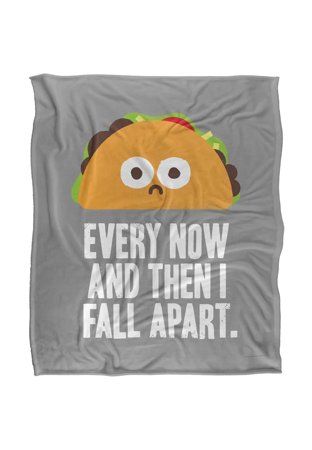 David Olenick Taco Eclipse of The Heart Silky Touch Super Soft Throw Blanket 152 X 127 cm in White