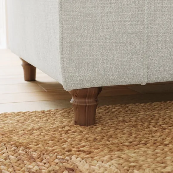 Flori Chenille Soft Texture Corner Chaise Sofa 5