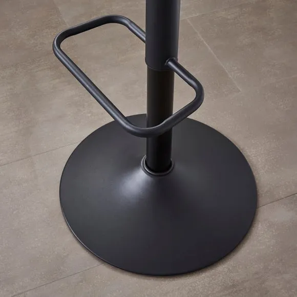 Montreal Height Adjustable Barstool, Fabric 4