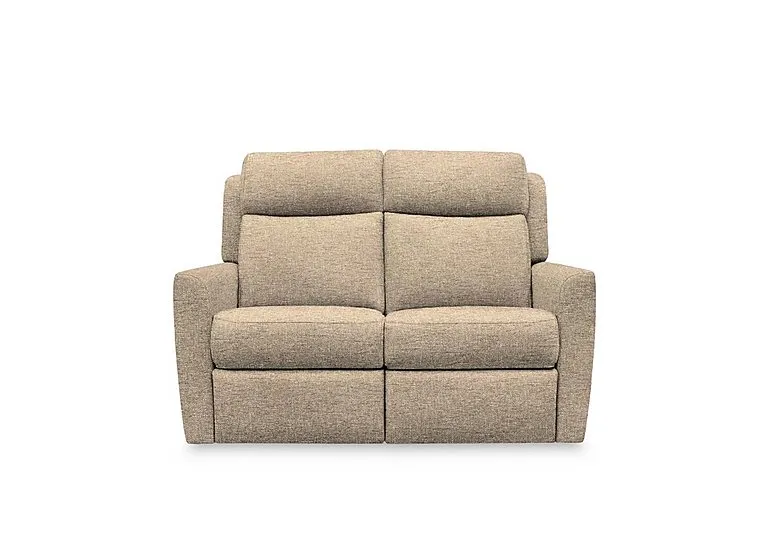Wren 2 Seater Fabric Recliner Sofa with Headrests and Power Lumbar - Dapple Sparrow
