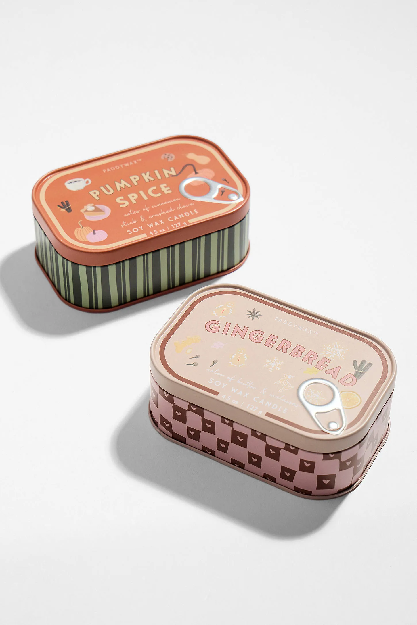 Paddywax Gingerbread Tin Soy Wax Candle ALL 5
