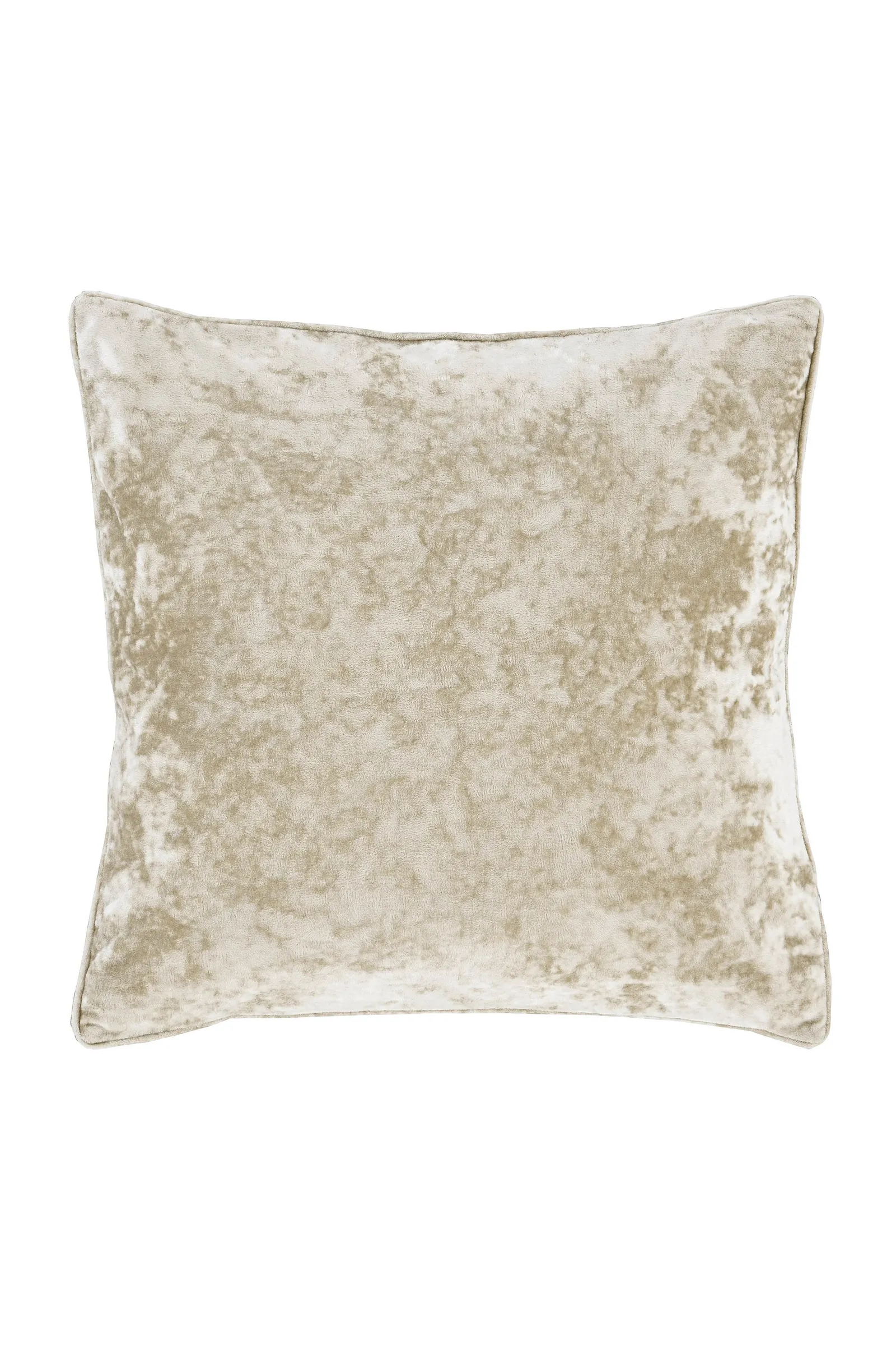 Catherine Lansfield Crushed Velvet Cushion in Natural 3