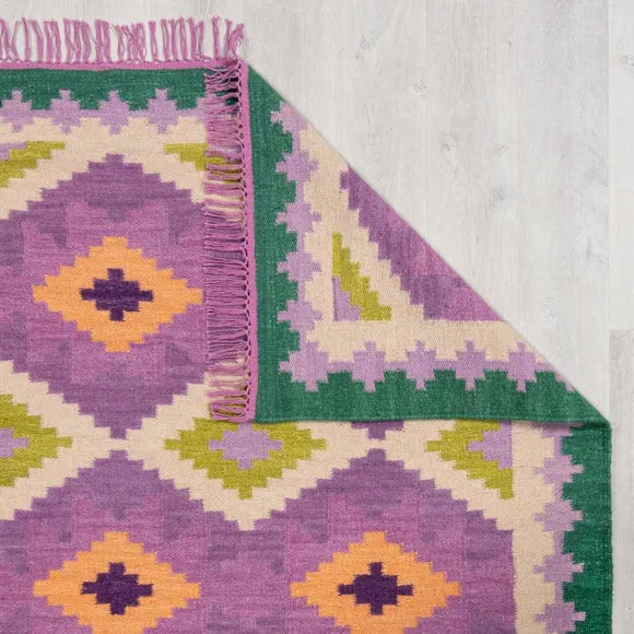 Sophie Robinson Candy Kilim Wool Rug 3