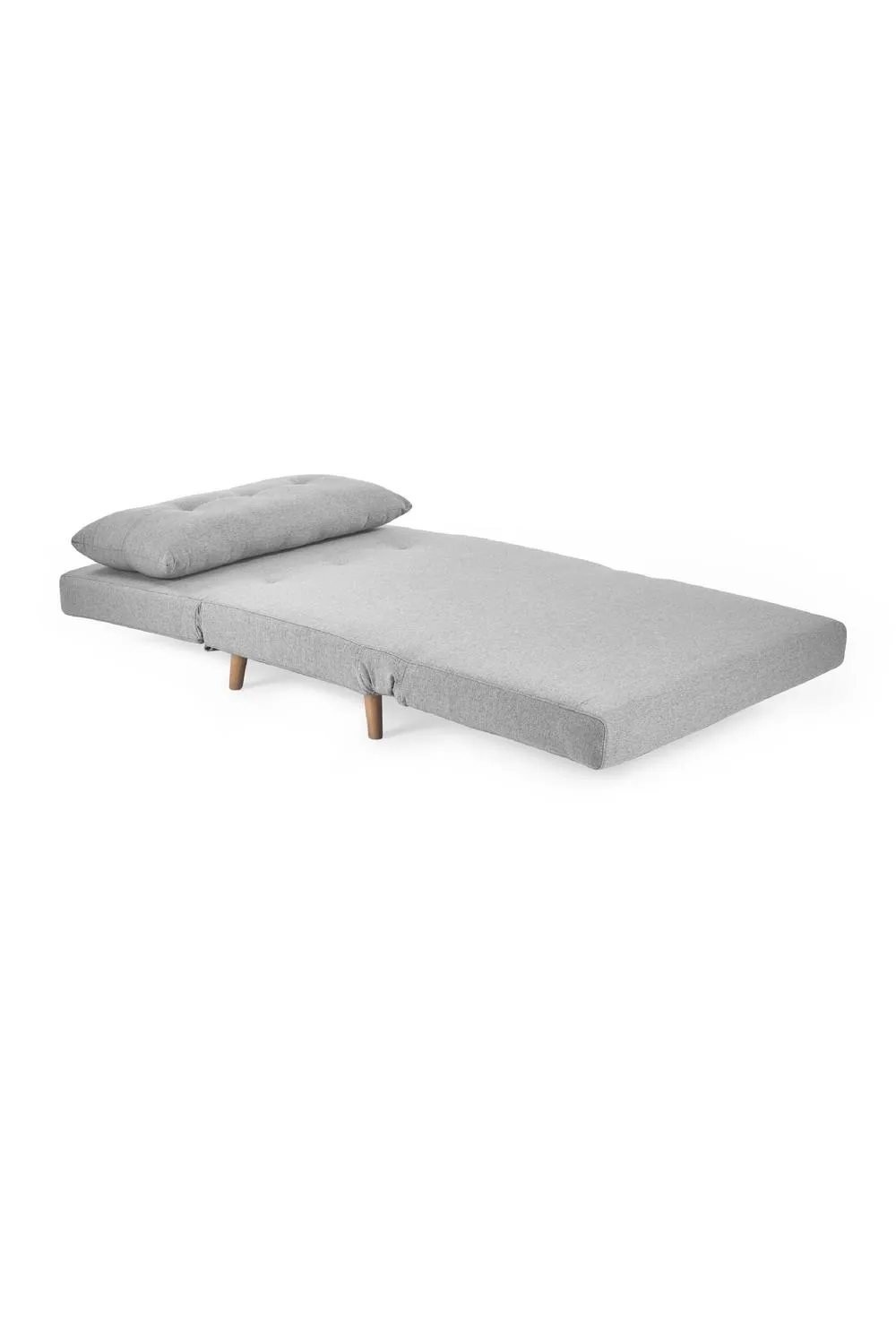 Julian Bowen Rowan Upholstered Chair Bed in Light Grey 4