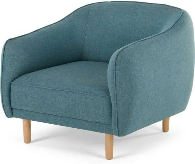 Haring Armchair, Azure Blue