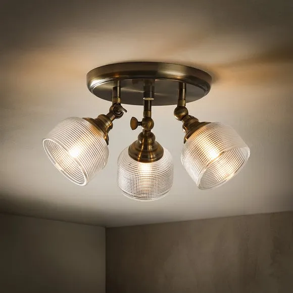 Amesbury Industrial 3 Light Adjustable Spotlight 2
