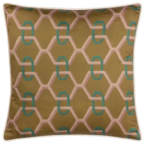 Paoletti Carnaby Chain Polyester Square Cushion 2