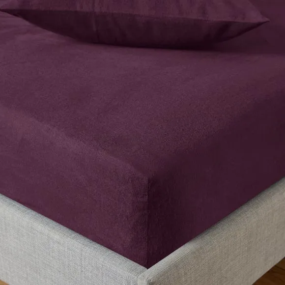 Soft & Cosy Luxury Brushed Cotton Fitted Sheet 1