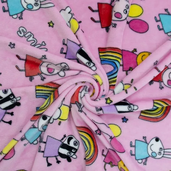 Peppa Pig Fleece 150cm x 100cm Throw Blanket 4