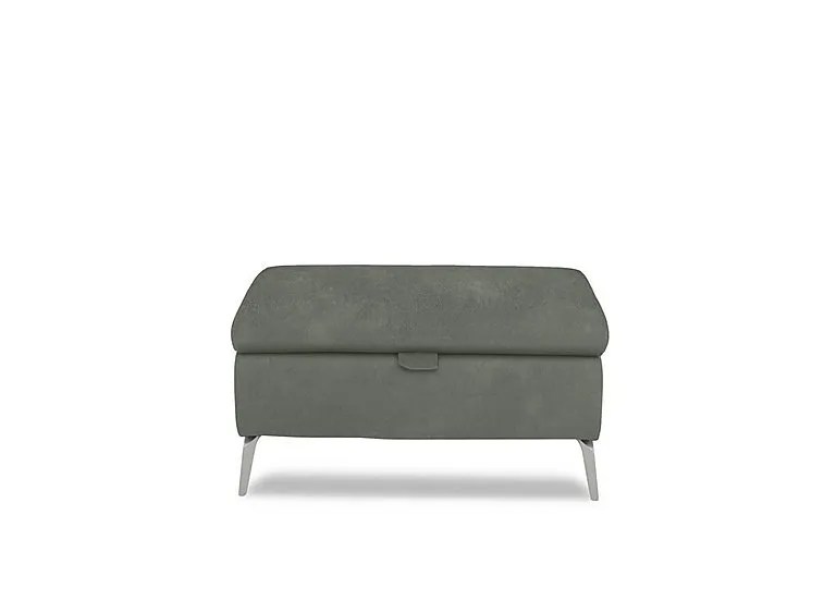 Daytona Fabric Storage Footstool - Dexter Fern - Living Room Furniture - In Time for Christmas